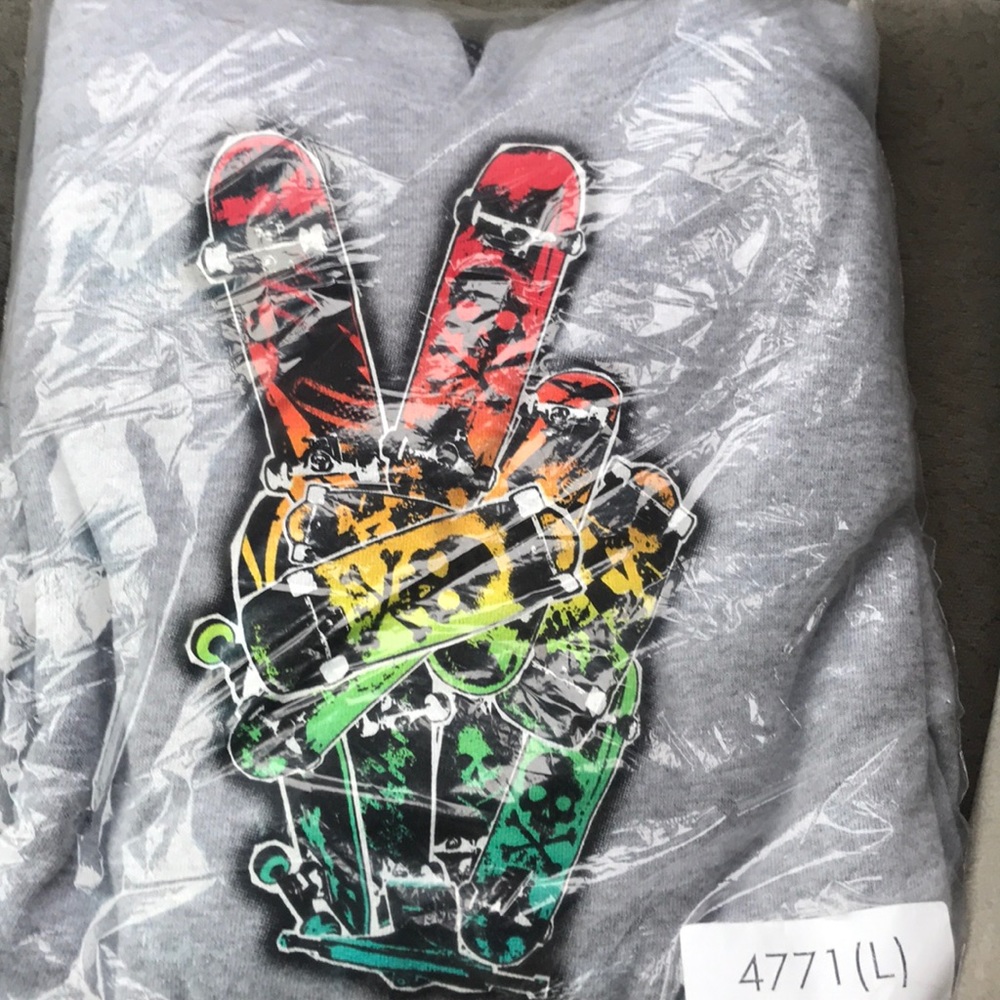 Skateboard Fingers Hoodie (Youth)